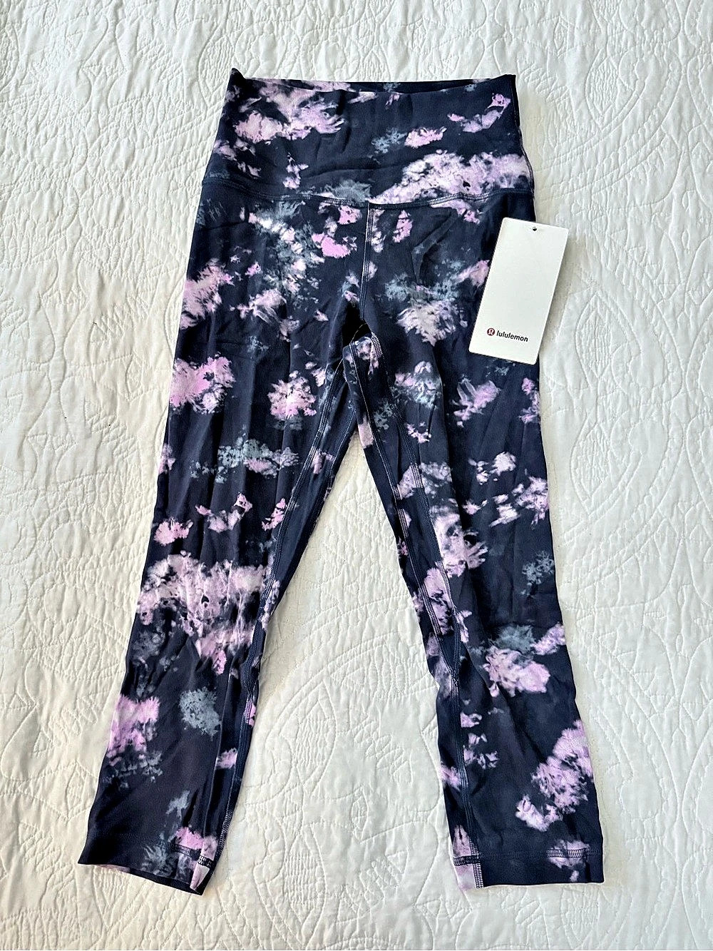 lululemon Align HR Crop 21" Abstract Floral Leggings Size 6 NWT
